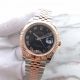 Copy Rolex Datejust II 41mm 2-Tone Rose gold Black Roman Dial Watch (3)_th.jpg